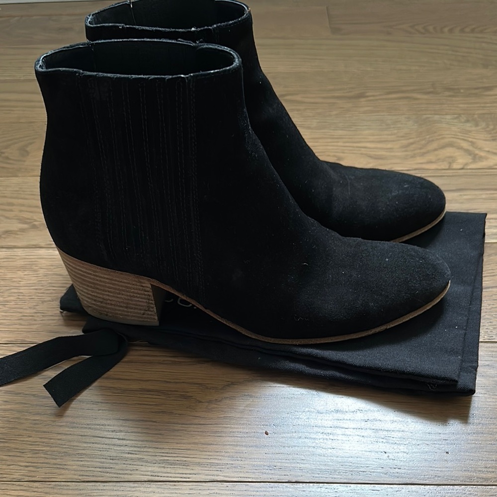 Black Suede Ankle Boots